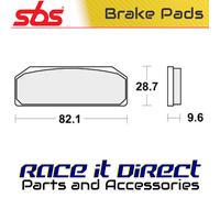 SBS 845DS-1 BRAKE PADS SINTER RACING