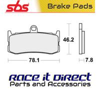 SBS 864HS BRAKE PADS SINTER