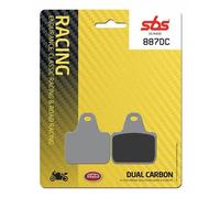 SBS 887DC Carbon Brake Pads For Brembo Race Calipers Moto3/SBK XA88820/21, P2 34