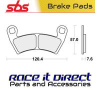 Sbs P897-psi Brake Pads Yellow