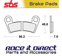 SBS 898SI BRAKE PADS SINTER