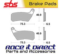 SBS 928HF BRAKE PADS ORGANIC