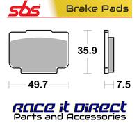 SBS 941LS BRAKE PADS SINTER