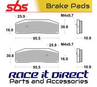 SBS 950DS-2 BRAKE PADS SINTER RACING