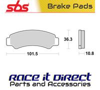 Sbs Evo Hi-techatv & Utv 986psi Sintered Brake Pads Golden