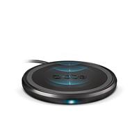 SBS Caricatore da Tavolo Wireless Fast Charge, 10W per Ricarica Rapida, Base di Ricarica per Cellulari Qi, Smartphone iPhone, Samsung, Xiaomi, Oppo, Huawei