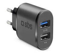 SBS Charger 10 Watt - Fast Charging with Two USB Ports