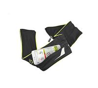 SBS Cintura da corsa con tasca per smartphone fino a 5,5", marsupio running unisex lungo 73,5cm con zip e foro per auricolari