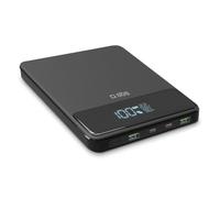 SBS PowerBank Laptop 20K SLIM, 20000mAh, 100W Power Delivery (PD 3.1 PPS), AFC, LCD Display, USB-C, USB-A, Portable Travel Charger for Notebook, MacBook, MacBook Neo, Ipad, Smartphone, Black