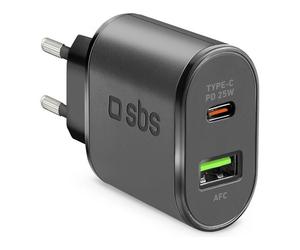 SBS TETRPD25W Mobile Device Charger Black Interior