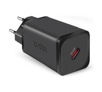 Sbs USB C GaN 65W Charger, Mini, Black, Efficient