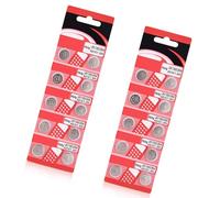 Sbshiouu 10/20Pieces AG10 LR1130 Alkaline Button Cell Batteries AG10 LR1130 Button Cell For Watches Calculators Power Supply