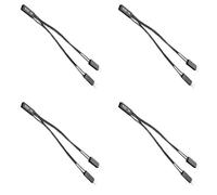 Sbshiouu 2Pin Female Double Male Divider Cable Mainboard Power Reinitialize Change Link Tall Conductivity Bronze Wire Building Y Molded