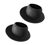 Sbshiouu Assorted Color Doll Accessory Hat Empty Top Straw For Themed Event Paper Craft Design Party Hat Decorations