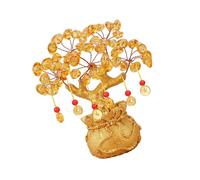 Sbshiouu Crystal Money Tree Desk Ornament For Attracting Wealth Prosperity And Success Business Success Gift