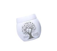 Sbshiouu Leakproof Memorial Urn For Loved Pet With Secure Lid And Elegant Pattern For Pet Loss Cherished Memory Cremation Urn Ashes