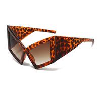 Sbshiouu Trendy HipHop Dancing Sun Glasses For Beach Parties And Music Festival With UV400 Protections And Irregular Frame Design Beach Event Eyewear