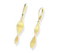 Sbshiouu Twisted Drop Dangle Earrings Waterproof Spirals Leverback Drop Ear Pendants Jewelry for Women Girls Handmade