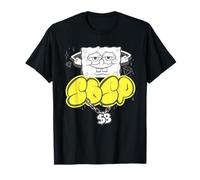 SBSP Sponge Bob Bling Diamond-Gold-Logo Hip Hop Rap Icon Ste T-Shirt
