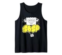 SBSP Sponge Bob Bling Diamond-Gold-Logo Hip Hop Rap Icon Ste Tank Top