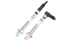 SBSSYVLMV 1pcs IP65 M8 Inductive Proximity Sensor Sn:1mm/2mm AC DC NPN PNP NO NC Metal Approach 3pin Connector 2meters Straight(2mm,DC 2-WIRE-NC-BEND2M)