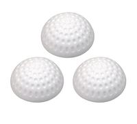 SBSSYVLMV Door Wedge Stoppe, Stops, Stoppers,Thickened Silicone Stop Self-Adhesive Handle Bumper Round Wall Protection Pad -Blue||3PCS(Blanc)