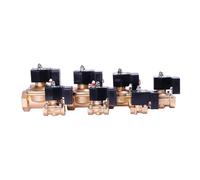 SBSSYVLMV Energy Saving Electric Solenoid Valve Normally Closed Brass Female Thread Coil Can be Powered on 24 Hours a Day 12V 24V 220V(NBR-SEAL-110VAC-CLOSED)