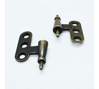 SBSSYVLMV Hinges 1pcs Antique Cabinet Hinge Green Bronze Detachable Folding Butt for Wardrobe Cupboard Door Furniture Vintage Retro Hardware(Right)
