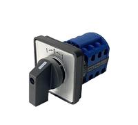 SBSSYVLMV LW26-20/3B Reset Rotary Cam Switch 20A 690V 3 Poles 3 Positions Changeover Selector Self Resetting/Momentary LW28 LW39B