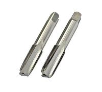 SBTRKT 2pcs HSS Tap 10mmx1 Metric Taper And Plug Tap Right Hand Thread M10X1mm Pitch Metal Screw Hole Tap Drill Metric Screw Thread Tap