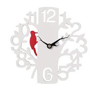 SBTXHJWCGLD Outdoor Garden Wall Clock, 16in Silent Non Ticking Quartz Easy to Read Home Indoor Outdoor for Living Room/Kitchen/Dining Room & Over Fireplace, Wedding Gift