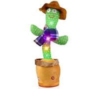 SBWBZB Talking Cactus Toy Singing Dancing Repeating Cactus Toy for Baby Toddler 6 to 12 Months Interactive Plush Basby Sensory Toy for Boys Girls Birthday Present Gift Age 1 2 3