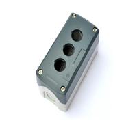 SBX03 Gray 22mm Dia 3-Hole Push Button Switch Control Box Case IDGTTLDF