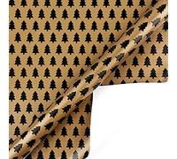 Sbyhbhyds Christmas Wrapping Paper, 50x70cm New Year Gift Wrapping Kraft Paper,Funny Xmas Tree,Santas, Reindeer Classic Snowman Party Present Wrapping Roll,Traditional Holiday Decorations