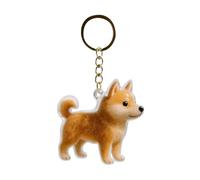 Sbyhbhyds Keychain for Collecting Cat and Dog Hair,3D Dogs Shape Fur Life Pendant for Puppy, DIY Pet Furs Collection Kechain,Animal Fur Keepsake Bag Charm Cute Keyrings,DIY Jewelry Craft