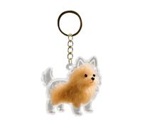Sbyhbhyds Keychain for Collecting Cat and Dog Hair,3D Dogs Shape Fur Life Pendant for Puppy, DIY Pet Furs Collection Kechain,Animal Fur Keepsake Bag Charm Cute Keyrings,DIY Jewelry Craft
