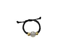 Sbyhbhyds Red Bead Braided Ring Design Style Ethnic Style Tail Ring Women's Jewelry Beach Summer Braided String Rings Jewelry for Women Girls Mens Rings Pack (B, One Size)