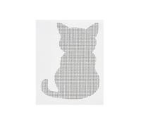 Sbyhbhyds Self Adhesive Cartoon Mesh Screen Patch for Home Use Window Hole and Tear Fixes Water Netting Sticker with Tape Wall Covers for Holes (Clear, One Size)