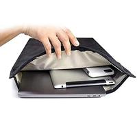 SBZIOJHDR faraday cage, GPS RFID Anti-theft Car Key Bag, Anti-Radiation Anti-Hacking Tracking Spying Pouch for Notebook Cell Phones(25x28cm)