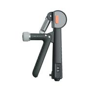 SBZIOJHDR Grip strength trainer, 1pcs, Hand Strength Trainer, Adjustable Force Counting Grip, Finger Training Equipment(Black)