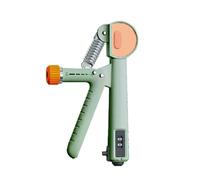 SBZIOJHDR Grip strength trainer, 1pcs, Hand Strength Trainer, Adjustable Force Counting Grip, Finger Training Equipment(GREEN)