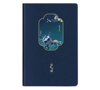 SBZIOJHDR leather notebook， Brilliant Future Summer Palace Retro Small Fresh Creative Girl Simple Manual Notepad Diary(A)