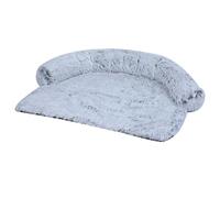 SBZIOJHDR Pet bed， Relief Improved Sleep Orthopedic Soft Plush Calming Dog Cushion, For Large Medium Dogs, Washable,Removable(Grey,M)