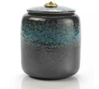 SBZIOJHDR pet urns for dogs ashes， Ceramic Memorial Ashes Urns Beautiful Mini Sharing Funeral Urn for Dog Cat Pet(Blue)