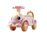SBZIOJHDR Wiggle car, Wiggle Car 4 Wheels Ride on Push with Under-seat Storage Horn Music Toys for Toddlers Boys Girls Swing Card(Rose)