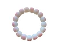 SBZIOJHDR wooden necklace， Bodhi Beaded Bracelet Cute Fresh Bodhi Single Circle Bracelet Meditation Yoga for Men Women(Pink)
