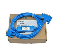 SC-09 Serial RS232 Port Suitable FX/A Series PLC Programming Cable USB-SC09 Download USBSC09(Blue (Gold Plated),10m)