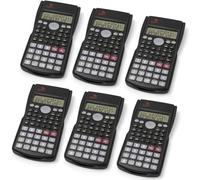 SC 216 Non Graphing Scientific Calculator for School by Red Star Tec (6 Pack Bundle)