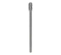 SC-3L6 Carbide Burr Rotary File Cylindrical Ball End Double Edge, 3/8 Inch Head Cylind Ball, 1/4 Inch Diameter 6 Inch Long Shank, DRINYOUNG (SC-3 L6 EXTRA LONG)