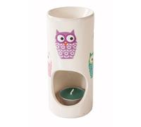 SC Cute Owl Design Incense & Fragrance Oil Ceramic Burner